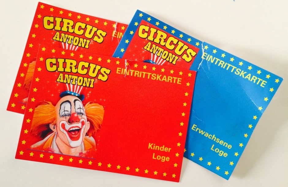 Eintrittskarten für den Circus Antoni
